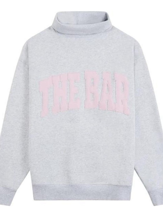 The Bar Sweaters - The Bar Light Gray Pullover Sweatshirt